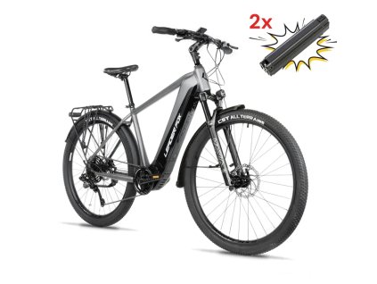 E-BIKE 28" BARNET GENT 20,5"-1, SILVER MATT (M510)