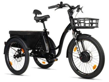 CARGO - TRICYCLE CURTIS X, FRONT MOTOR, BLACK SHINY