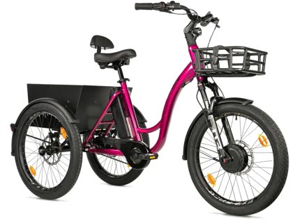 CARGO - TRICYCLE CURTIS, FRONT MOTOR, VIOLET SHINY