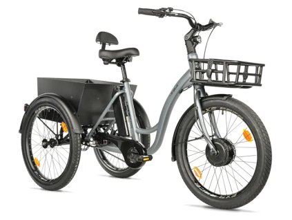 CARGO - TRICYCLE LOVELO, FRONT MOTOR, GREY MATT