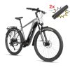 E-BIKE 28" BARNET GENT 22,5"-1, SILVER MATT (M510)