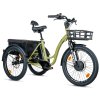 CARGO - TRICYCLE CURTIS X, FRONT MOTOR, ARMY GREEN