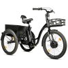 CARGO - TRICYCLE LOVELO, FRONT MOTOR, BLACK SHINY
