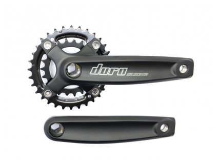 Kliky MTB SR Suntour DURO-D-PB , délka 170mm , převodníky 32x22z , osa HEXON