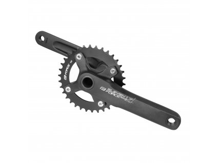 kliky FORCE ELEVEN1.7B+ Al 34z s osou 175mm, černé (typ osy integrovaná, počet zubů 34, délka kliky 175)