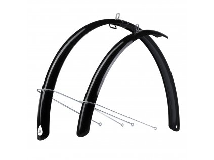 blatníky FORCE 48 Aluflex 28" + ECO vzpěry,črn.
