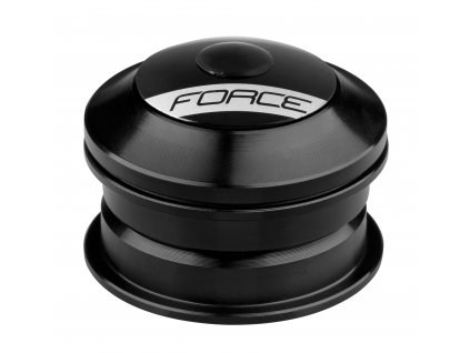 řízení FORCE AHEAD 1 1/8" polointegr. Al, černé (sloupek A-head, průměr 1 1/8 palce, typ polointegrované)