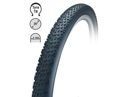 plášť TUFO MTB XC12 TR 29"x2,35,kevlar,bezduš.čer. (Varianta použití: MTB, rozměr: 29 palců, typ: patka - kevlar, šířka: 2,35 ")
