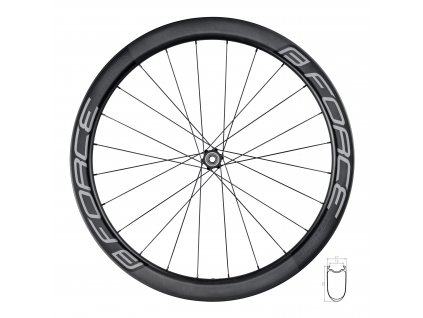 kolo zad.siln. F TEAM SP KARBON DISC SH 50 plášť. (Varianta materiál ráfku: karbon, použití: zadní, rozměr: 700C, typ brzdy: disková, typ ráfku: pláštový)
