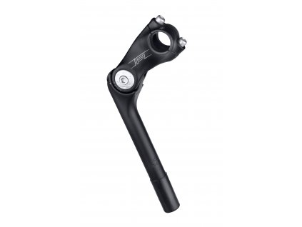 představec FORCE S6.1 1" 25,4/90mm stav.Al, černý (Varianta délka: 80 mm, materiál: hliník, průměr sloupku: 22,2 mm, průměr řidítek: 25,4, úhel: nastavitelný)