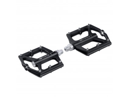 pedály FORCE STEEP 2 hliníkové, prům. ložiska,črn (použití BMX, materiál hliník, typ klasické)
