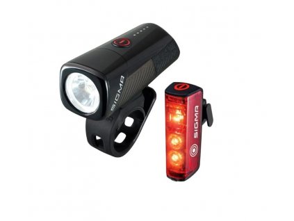 světla SIGMA BUSTER400/BLAZE FLASH, přední+zadní (umístění přední a zadní, baterie USB dobíjecí, svítivost větší než 110LM)