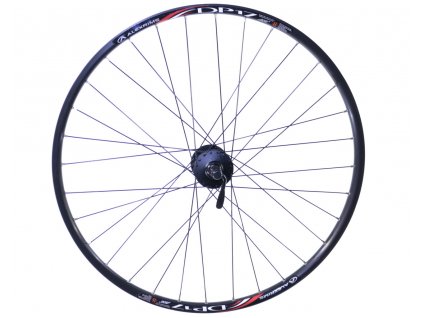 Zapletené přední kolo MTB 26" Alexrims DP17-Shimano HB-M475, 32děr černý