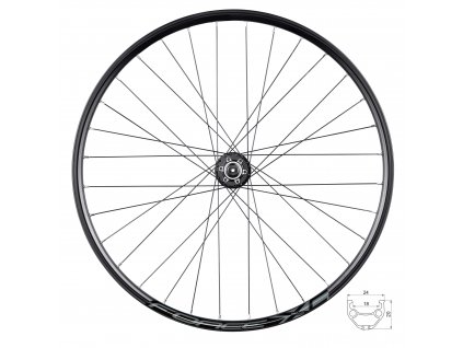 kolo zadní FORCE XC DISC 584x19 F804343-6d 32d (Varianta materiál ráfku: hliník, použití: zadní, rozměr: 27,5 palců, typ brzdy: disková, typ ráfku: pláštový)