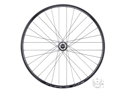 kolo přední FORCE XC DISC 622x19 F804332-6d 32d (Varianta materiál ráfku: hliník, použití: Přední, rozměr: 29 palců, typ brzdy: disková, typ ráfku: pláštový)