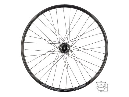 kolo přední FORCE XC DISC 559x19 HBM475 6d 36d (Varianta materiál ráfku: hliník, použití: Přední, rozměr: 26 palců, typ brzdy: disková, typ ráfku: pláštový)
