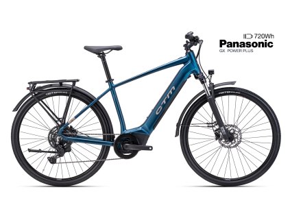 elektrokolo CTM SENZE GX Man matná hlubocemodrá /šedohnědá (Velikost rámu 17")