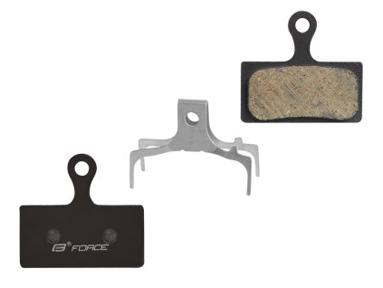 destičky brzdové FORCE SH G03A E-BIKE polymer (určení pro SHIMANO, materiál polymer-ebike, chladič ne)