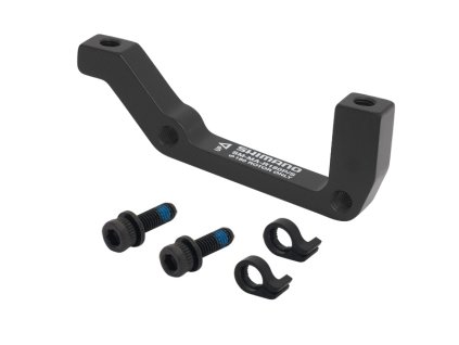 adaptér zadní SHIMANO POST/ STAND 180mm, černý (umístění zadní, průměr 180 mm)