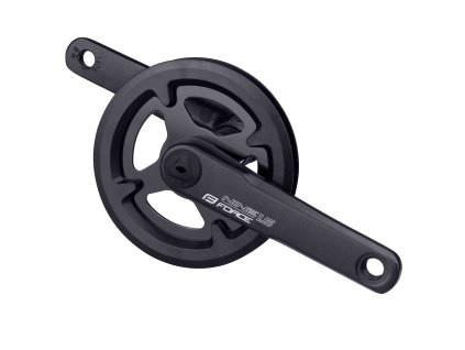 kliky FORCE NINE1.6 Al 30z 140mm,černé (typ osy čtyřhran, počet zubů 30, délka kliky 140)