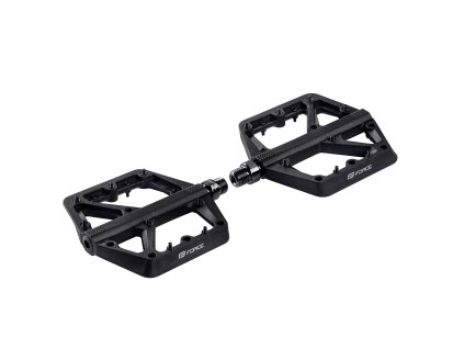 pedály FORCE BLIZZ nylonové, prům. ložiska, černé (použití BMX, materiál nylon, typ klasické)