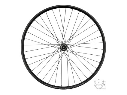 kolo zadní FORCE XC DISC 622x19 FHQ400-CL 36d (Varianta materiál ráfku: hliník, použití: zadní, rozměr: 29 palců, typ brzdy: disková, typ ráfku: pláštový)