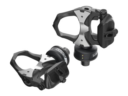 pedály s wattmetrem FAVERO ASSIOMA DUO kompozit/ocel, černé (použití Road, materiál kompozit, typ nášlapné)