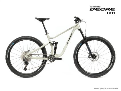 Celoodpružené kolo 29" Lee Cougan Quest Shimano Deore 1x11 šedá lesklá (VELIKOST RÁMU 19")