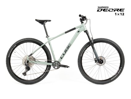 horské kolo MTB 29" Cube Attention Shimano Deore 1x12 zelenošedá (VELIKOST RÁMU 18")