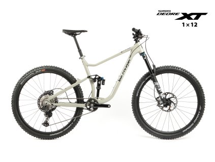 Celoodpružené kolo 29" Lee Cougan Quest Shimano XT 1x12  šedá lesklá (VELIKOST RÁMU 17,5")