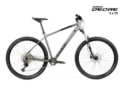 Kolo MTB 29" Cube Aim EX Shimano Deore 1x11 kovověšedá (VELIKOST RÁMU 20")