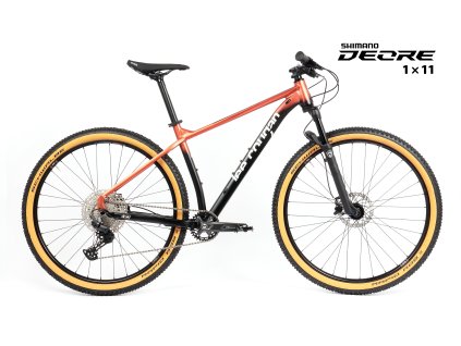 horské kolo MTB 29" Lee Cougan Droid Shimano Deore 1x11 měděná -černá matná (Velikost rámu 19")