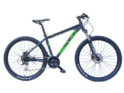 horské 27,5" kolo SCUD 27,5" Acera 3x8 disc černo/zelená