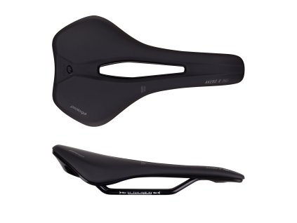PROLOGO AKERO R PAS RECYCLED STEEL 150 sedlo černé (určení sportovní, vzpěry ocel)