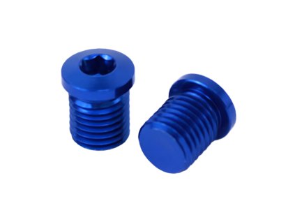 ALHONGA FAT Alu záslepka pivotu brzdy, modrá