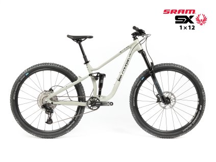 Celoodpružené MTB 29" Lee Cougan Quest Sram SX Eagle 1x12 šedá lesklá (Velikost rámu 19")