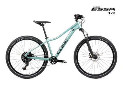 Cube Access WS EXC kolo MTB 27,5" Shimano ESSA 1x8 šedomodrá (eukalyptus) (Velikost rámu 14")