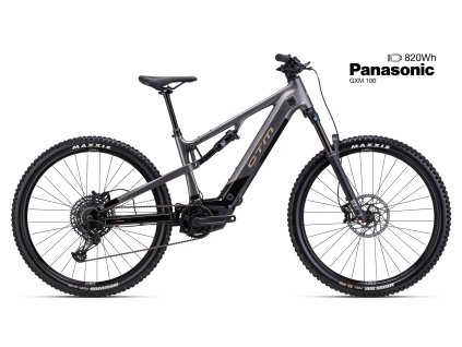 celoodpružené 29" elektrokolo CTM AREON GX Comp černá/matná antracitová (Velikost rámu L (18))