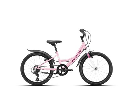 dětské dívčí 20" kolo CTM MAGGIE matná světlerůžová