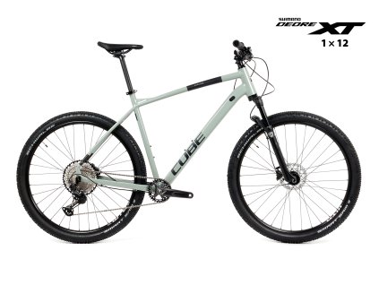 Cube Attention Shimano Deore XT/SLX pánské 29" MTB kolo 1x12 zelenošedá (Velikost rámu 20")