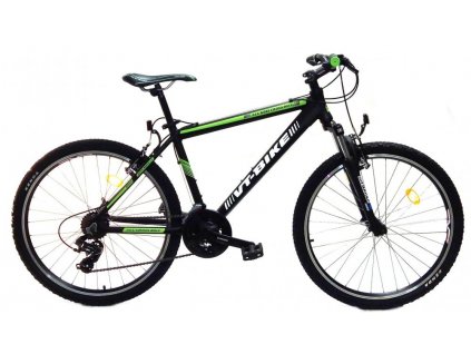 VT-BIKE IMPULS ALU černá mat / zelená
