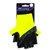 FORCE EVEN cyklistické rukavice bez zapínání fluo-černé (VELIKOST OBLEČENÍ L)