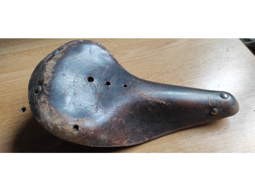 FAVORIT SPORT 05 Vintage kožené sedlo 1980 pro silniční a městská kola jako Brooks