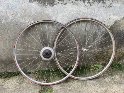 zapletená silniční galuskové kola pár 27"