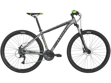 Maxbike TOBA 29 šedý mat+zelená