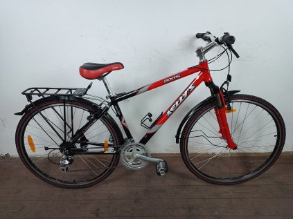 Trekingové kolo Kellys Axis_28" černá/červená