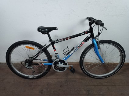 Dětské kolo Leader Fox Buffalo_24'' černá/modrá
