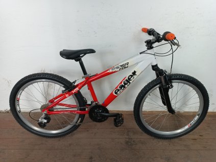 Dětské kolo Leader Fox Eager_24'' červená/bílá