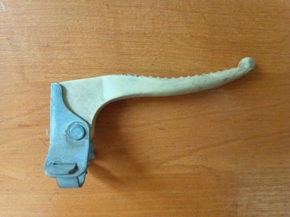 Brzdová páka plastová bílá