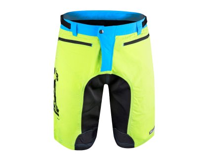 kraťasy F MTB-11 odnímatelná vložka, fluo XS (velikost  XS)